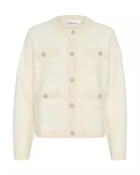 Вязаный кардиган KAREN BY SIMONSEN Knit Cardigan, кремовый