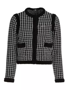 Вязаный кардиган Karl Lagerfeld, черный
