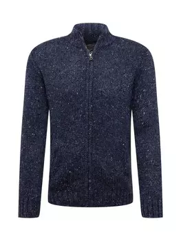 Вязаный кардиган Key Largo Will, морской синий