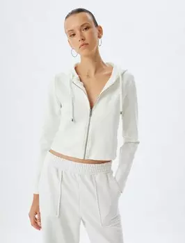 Вязаный кардиган Koton Knit Cardigan, белый