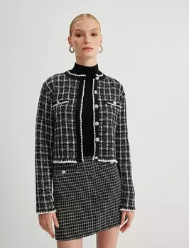Вязаный кардиган Koton Knit Cardigan, черный