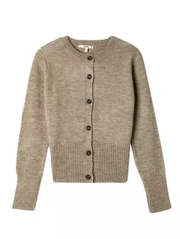 Вязаный кардиган Koton Knit Cardigan, светло-коричневый