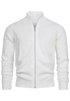 Вязаный кардиган Kronstadt Carlo, белый