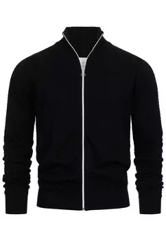 Вязаный кардиган Kronstadt Carlo, черный