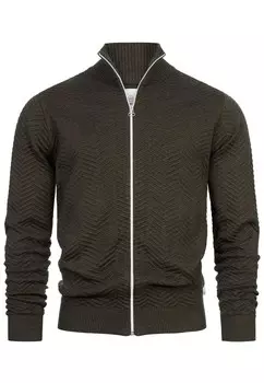 Вязаный кардиган Kronstadt Carlo, оливковый