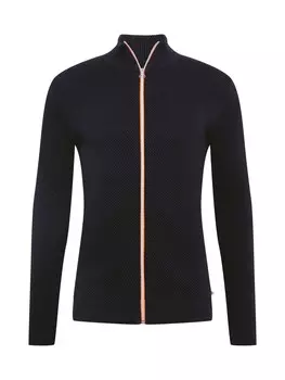 Вязаный кардиган Kronstadt Erik Zip, темно-синий