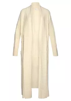 Вязаный кардиган Lascana, крем