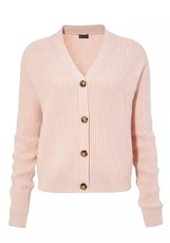 Вязаный кардиган LAURA SCOTT, розовый