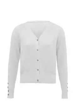 Вязаный кардиган Leo Basics, серый