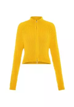 Вязаный кардиган Libbi, желтый