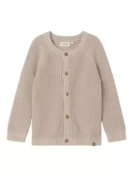 Вязаный кардиган Lil'Atelier Knit Cardigan NMNEmlen, серый
