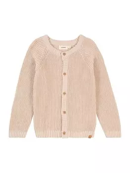 Вязаный кардиган Lil'Atelier Knit Cardigan NMNEMLEN, бежевый
