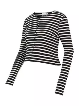 Вязаный кардиган MAMALICIOUS, черный