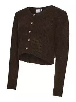 Вязаный кардиган MAMALICIOUS, коричневый