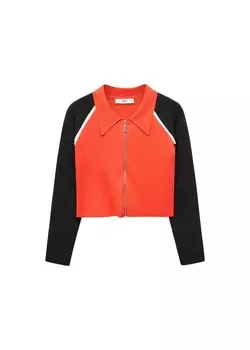 Вязаный кардиган Mango HENTAI, красный