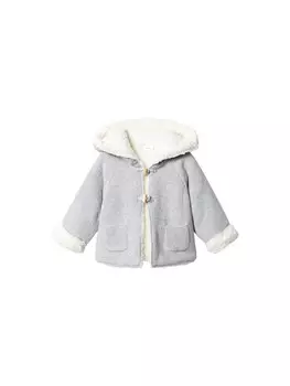 Вязаный кардиган MANGO KIDS Lulu, пестрый серый