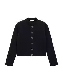 Вязаный кардиган MANGO Mao, черный