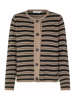 Вязаный кардиган Masai MaLica, коричневый