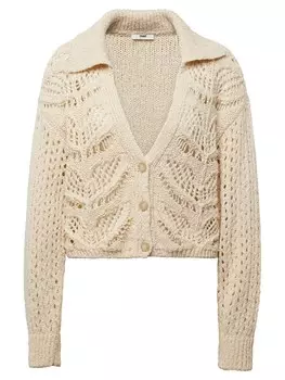 Вязаный кардиган Mavi, бежевый