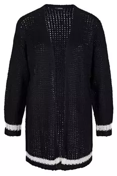 Вязаный кардиган MIAMODA Knit Cardigan, черный