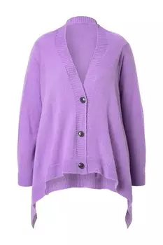 Вязаный кардиган MIAMODA, лавандовый