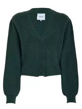 Вязаный кардиган minus Elise, зеленый