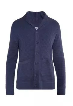 Вязаный кардиган MO Knit Cardigan Rovic, морской синий