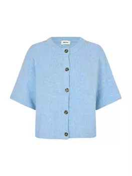 Вязаный кардиган modstrm Noe, небесно-синий