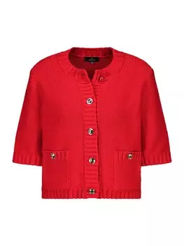 Вязаный кардиган monari, красный