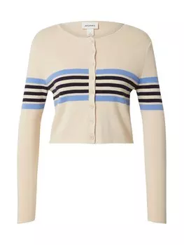 Вязаный кардиган Monki, бежевый
