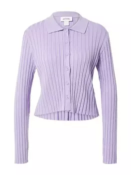 Вязаный кардиган Monki, цвет Pastel Purple