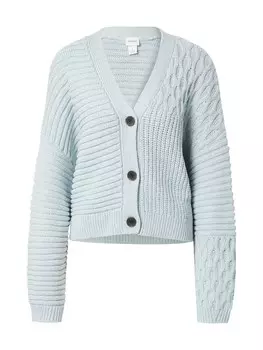 Вязаный кардиган Monki, пастельный синий