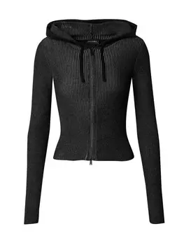 Вязаный кардиган Monki, пятнистый черный