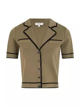 Вязаный кардиган Morgan, оливковый