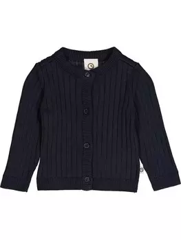 Вязаный кардиган Msli by GREEN COTTON, ночная синяя