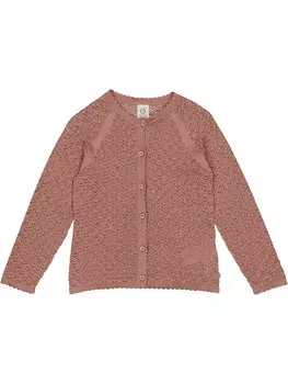 Вязаный кардиган Msli by GREEN COTTON, темно-розовый