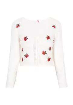 Вязаный кардиган MYMO, белый