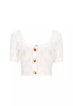 Вязаный кардиган MYMO, белый