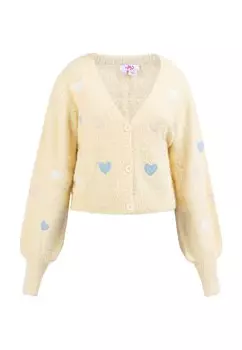 Вязаный кардиган MYMO Biany, светло-желтого