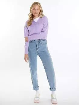 Вязаный кардиган Mymo, фиолетовый