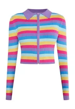 Вязаный кардиган MYMO Knit Cardigan Blonda, сиреневый