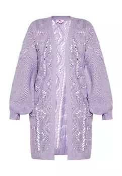 Вязаный кардиган MYMO Knit Cardigan, лавандовый
