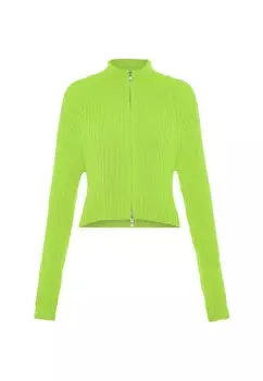 Вязаный кардиган MYMO, лаймовый