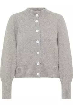 Вязаный кардиган MYMO, пестрый серый