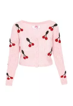 Вязаный кардиган MYMO, розовый