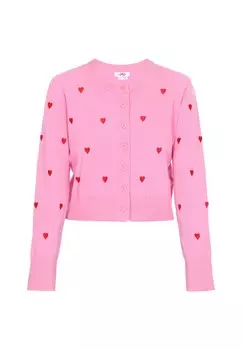 Вязаный кардиган MYMO, розовый