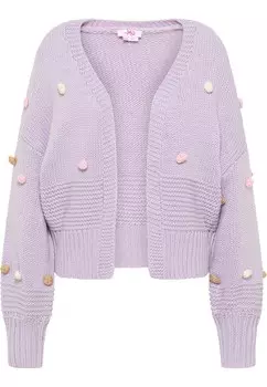 Вязаный кардиган MYMO, светло-фиолетовый