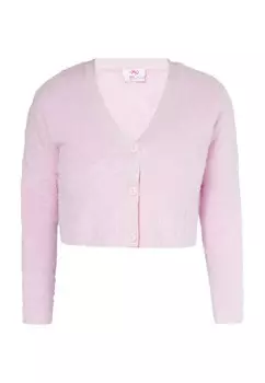 Вязаный кардиган MYMO, светло-розовый