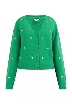 Вязаный кардиган MYMO, зеленый