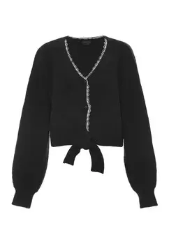 Вязаный кардиган Naemi, черный